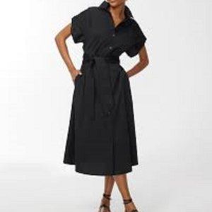 Chico's Elegant Black Midi Dress